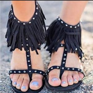 Yves Saint Laurent Leather Gladiator Cutout Accent T-Strap Sandals w/ box